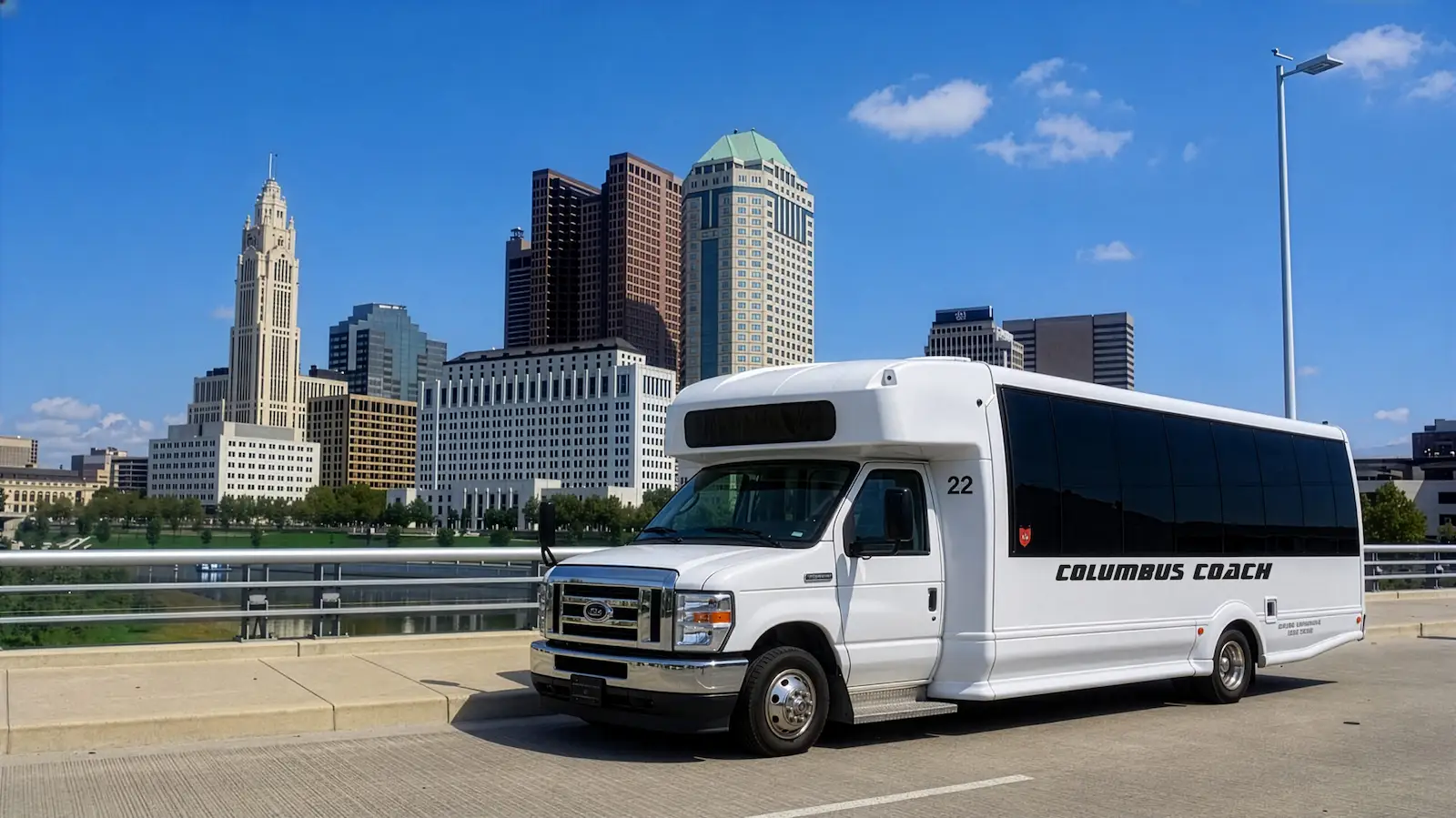 23-Passenger Executive Coach Exterior