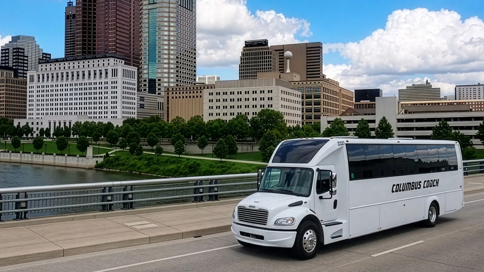39-Passenger Executive Coach Exterior