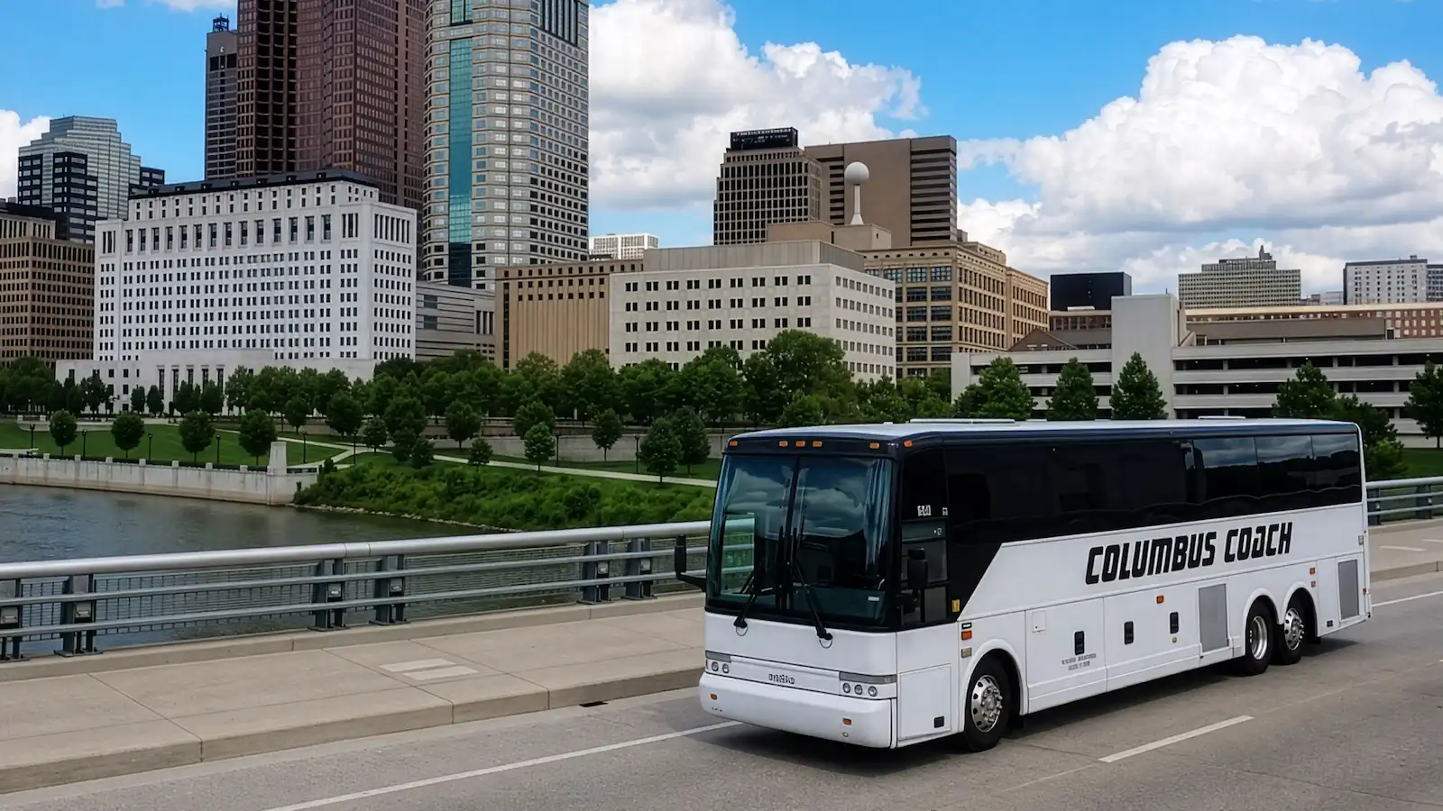 55-Passenger Motor Coach Exterior