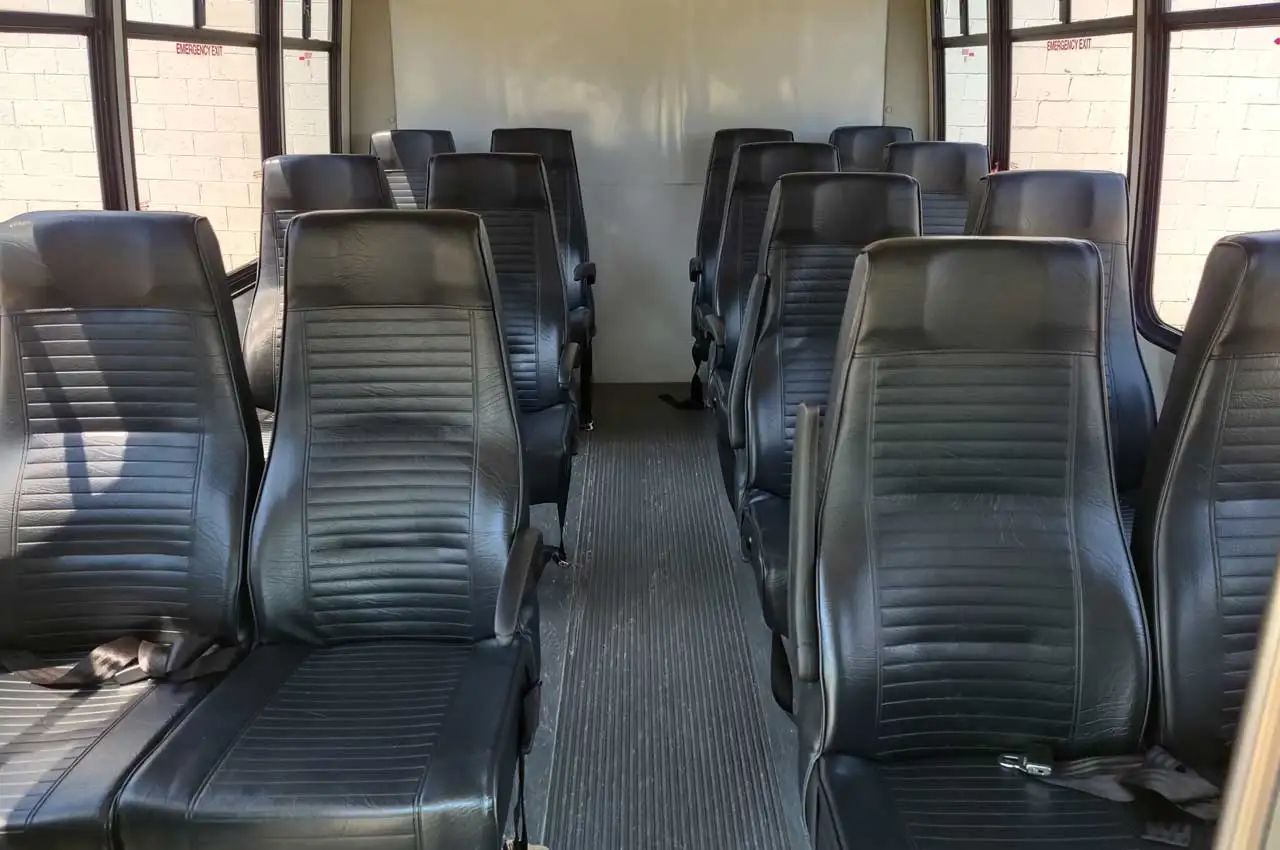 14-Passenger Limo Coach Interior