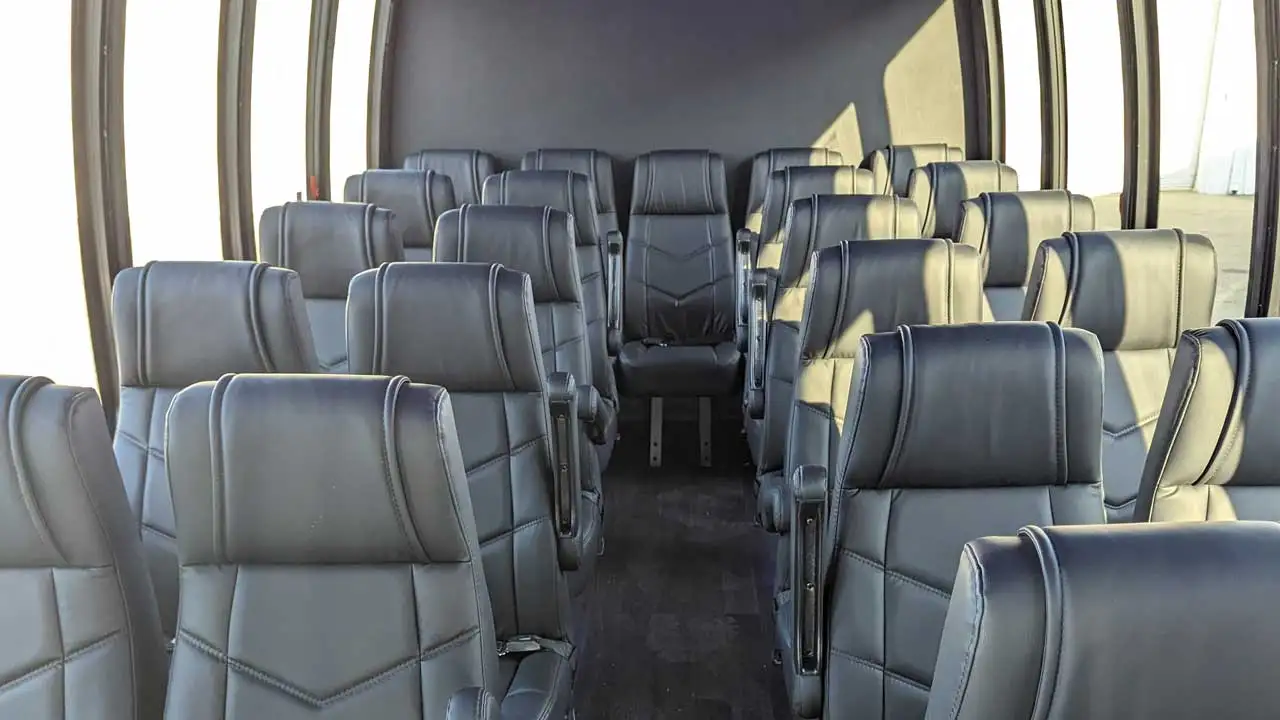 23-Passenger Executive Coach Interior