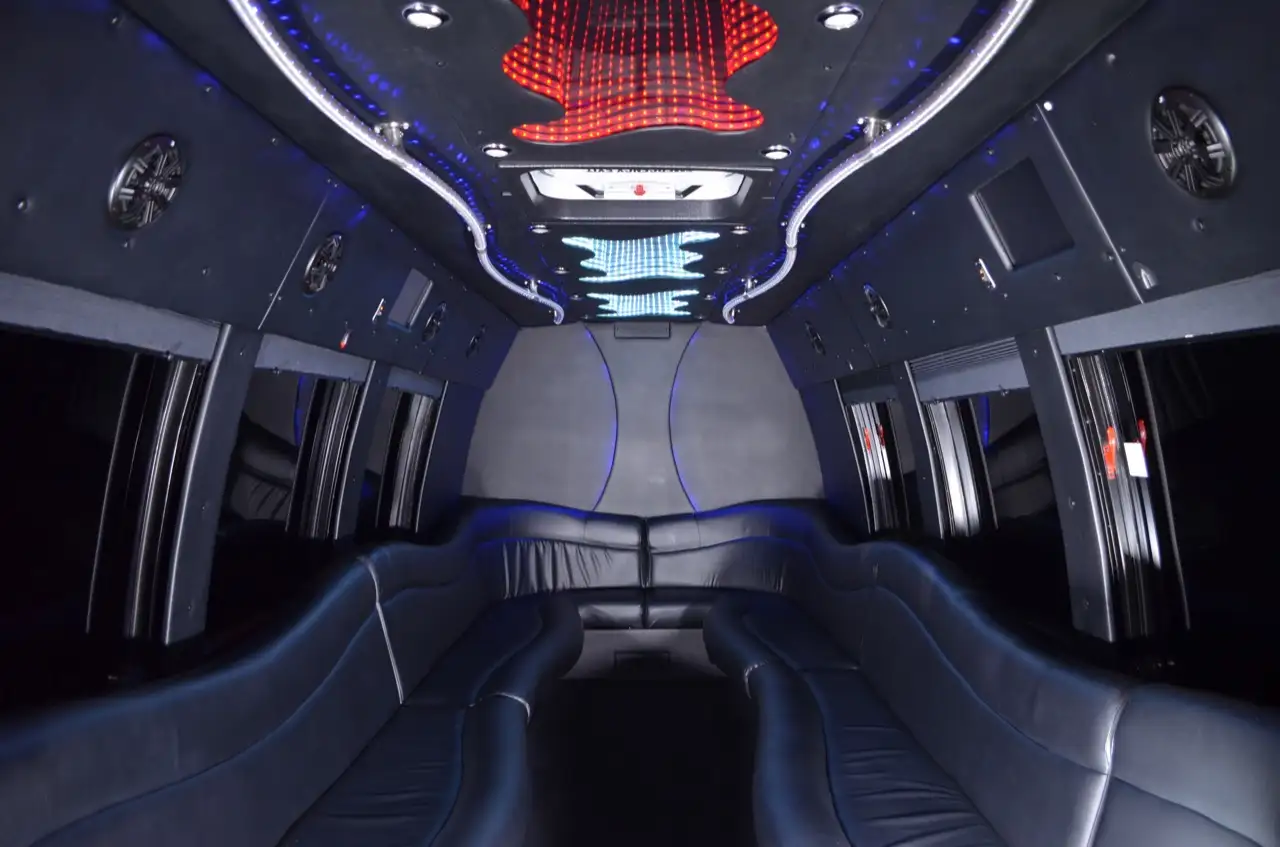 24-Passenger Party Bus Interior