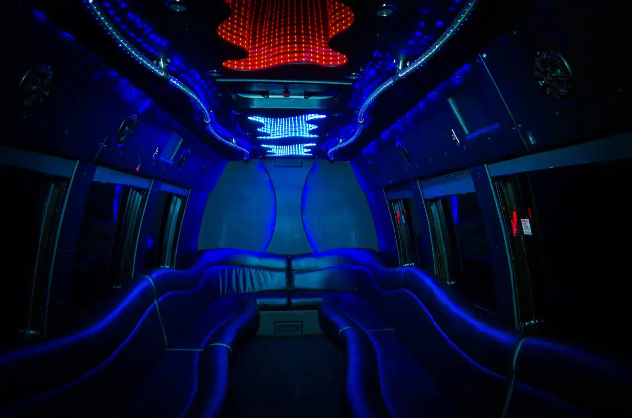 24-Passenger Party Bus Interior