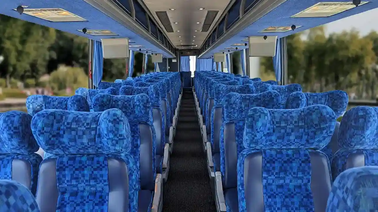 55-Passenger Motor Coach Interior